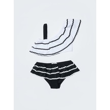 Deep Beach Sutaşı Detaylı Kız Çocuk Bikini Takım 001