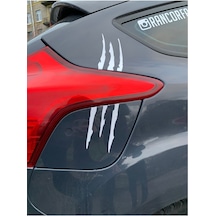 Pençe Sticker Beyaz 30 Cm