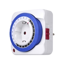 Springsun 24 Saat Tak-çıkar Zamanlayıcı Anahtarı Mekanik Zamanlama Soketi Zaman Kontrol Cihazı