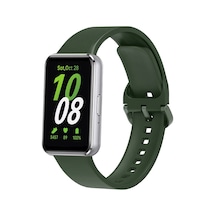 Galaxy Fit 3 Silikon Kordon Ogaa Krd-110 Strap Kayış-koyu Yeşil