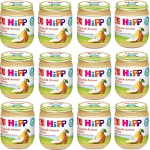 Hipp Kavanoz Maması Organik Armut Püresi 125 gr 12 ADET