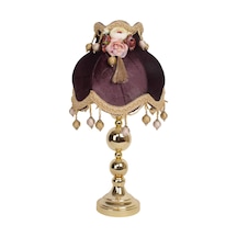 Nilin Çİçeği Model Kahverengi Kadife Çiçek Süsleme Yatak Odası Vi Diğer