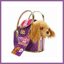 Bezos 50585 Taşıma Çantalı Peluş Köpek -nessiworld Rengaren Çok Renkli