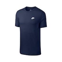 Nike M Nsw Club Tee Erkek Lacivert T-Shirt - Ar4997-410