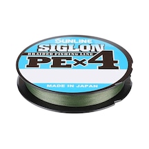 Sunline Siglon Pe X4 0.153 Mm 150m Dark Green 4 Kat İp Misina 6kg Çeker