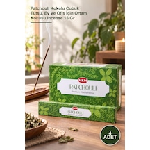 4 Adet Patchouli Aromalı Tütsü Patchouli Kokulu Çubuk Tütsü, Ev Ve Ofis İçin Ortam Kokusu Incense 15 Gr