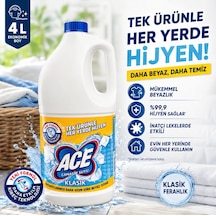 Ace Camasır Suyu 4 Lt Tekli