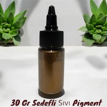 Epoksi Bazlı Kahverengi Parlak Sıvı Sedefli Pigment 30 Gr Hobi,sanat,ahşap,magnet