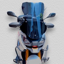 Peugeot Xp400 Gt Uyumlu Ön Cam Şeffaf, Füme, 65cm Yükseklik