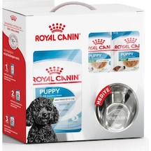Royal Canin Mini Pupy Yavru Köpek Maması 2 Kg Ve 6 Adet Yaş Mama + Mama Kabı Hediyeli
