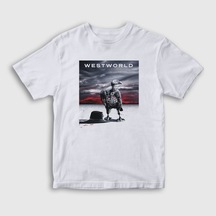 Presmono Unisex Çocuk Cover Westworld T-Shirt