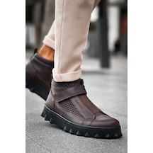 Ch103 Cst Pyramid Long Erkek Bot Kahve Kahverengi