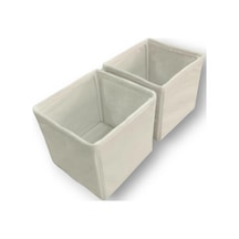 2'li Beyaz Çekmece İçi Düzenleyici Organizer Set - Çok Amaçlı Dolap İçi Kutu Seti 13 13 13 Diğer