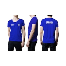 Yamaha Mavi Desenli T-shirt Çok Renkli