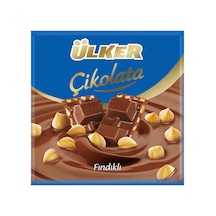 Ülker Kare Çikolata 60 G Fındıklı Sütlü Çikolata 5'li Avantaj Paketi - 5 Adet Tarı