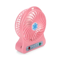 Powermaster Pm-21881 Masa Üstü Usb Li Pilli Mini Fan Vantilatör Şarjlı Pil Kullanılabilir