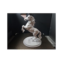 15cm Şaha Kalkmış At Binicilik Figürü 15 Cm Minimalist Şık Biblo Modern Ev Dekorasyon Aksesuarı Genel