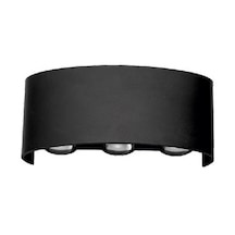 10W HAİTİ LED APLİK (DIŞ MEKAN) AMBER Siyah