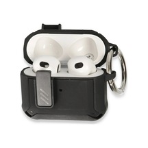 Apple Airpods Uyumlu 3 3.nesil Truva Kılıf - Siyah Düz Renkli