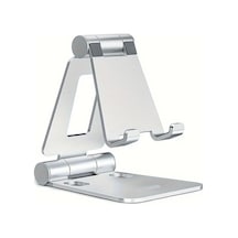 Primepickings Evrensel Gümüş Cep Telefonu Tutucu Gümüşi