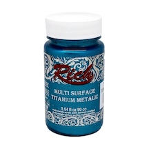 Rich Multi Surface Titanium Metalik Boya 90 Cc. 2572 Turkuaz Renk