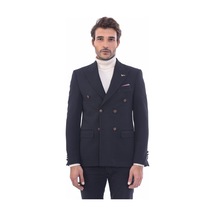 Wessi Kruvaze Slim Fit Erkek Siyah Ceket Siyah Wessi Kruvaze Slim Fit Erkek Siyah Ceket Siyah