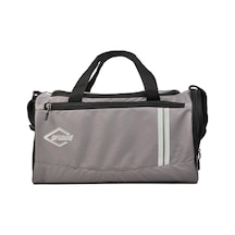 Strong Bag Unisex Ayakkabı Bölmeli Spor Ve Antrenman Çantası , Geniş Bavul Seyahat Çantası, Fitness El Çantası Yn02 Gri