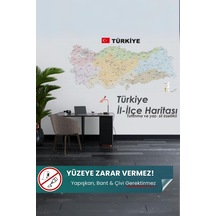 Türkiye İl Ve İlçe Haritası, Yapışkansız Kendiliğinden Tutunan Statik Sihirli Akıllı Kağıt, Harita