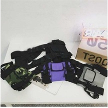 Pazly Yeleği Ve Taktik Spor Paketi - Oxford Kumaş Koşu Yeleği - Kadınlar Ve Erkekler İçin Fazla Cepli Göğüs Fonksiyonlu Çanta Açık Gri