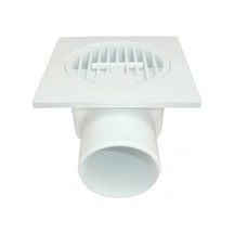 Mey İthalat Plastik Yer Süzgeci 10x10 Cm 50 Mm Yandan Çıkış Renkli