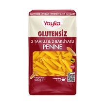 Yayla Glutensiz Vegan 3 Tahıllı&2 Bakliyatlı Penne 400 Mlmakara