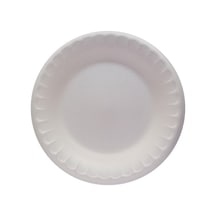 Köpük Tabak 100'lü Yuvarlak 17 Cm Kullan At Tabak Diğer