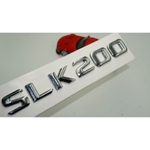 Benz Slk 200 Bagaj Krom Metal 3m 3d Yazı Logo Uyumlu