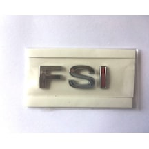 Volkswagen Fsi Bagaj Yazısı Tek Kırmızı (Passat B6 - Jetta 5)
