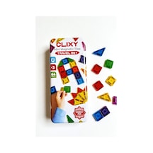 Clixy Mini Manyetik Bloklar 64 Parça Travel  Set