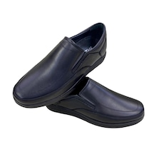 Erkek Makosen Deri Siyah İçi Deri Termo Taban Ayakkabı
