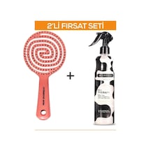 Fontenay Profesyonel 3 Boyutlu Saç Fırçası + Milk Therapy Fön Sütü 400 Ml 2'li Set
