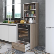 Kenzlife ankastre fırın dolabı aybirgen crd 165*60*56 mutfak çekmeceli