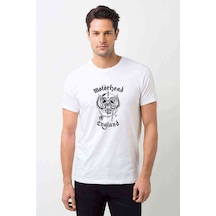 Motörhead England Baskılı Beyaz Erkek Tshirt