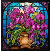 5d Elmas Taş İşleme Kiti Tablo 35x35 Cm - Diamond Painting Set - Dıy Kit Diamond Art Yeex16293