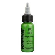 Apple Green Radiant Dövme Boyası 30ml Canlı Elma Yeşili Profesyonel Tattoo Ink