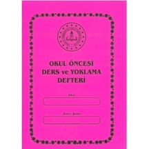 Anaokulu Kreş Ders Ve Yoklama Defteri 5 Adet P.p.kapak