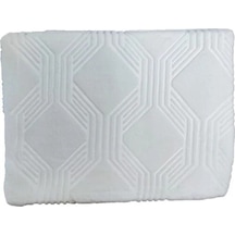 Özdilek Trendy Art Deco Kemik Çift Kişilik Battaniye Krem