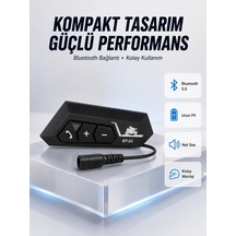 Bt22 Motosiklet Kask İçi Bluetooth Kulaklık İnterkom Destekli Yeni Nesil 00855875
