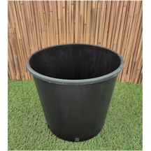 Asenya Üretim Saksısı 3 Adet 14 Lt 28x27 Cm Plastik Saksı Siyah Üretim Saksı Bitki Üretim Saksısı Diğer