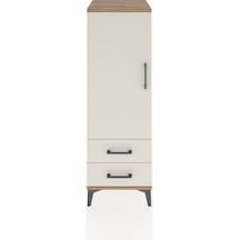 Hyperion Dolap 3 Raflı 2 Çekmeceli Tek Kapaklı 44x44x134 Çam-... Çam