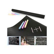 Yapışkanlı Siyah Yazı Tahtası Sticker Board 45 X 200 Cm Çizim Tah
