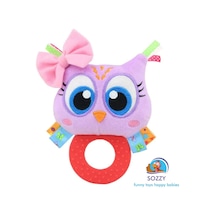 Sozzy Toys Çıngıraklı Dişlik Baykuşum Çok Renkli Sozzy Toys Çıngıraklı Dişlik Baykuşum Çok Renkli