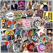 Supernatural Dizisi Seri 1 Macbook Notebook Tablet Telefon Ajanda Laptop Defter Sticker Seti Diğer
