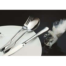 Hotelium 12 Adet Kuşkanadı Modeli Çay Kaşık 304 Kalite 1.5 mm Gümüş